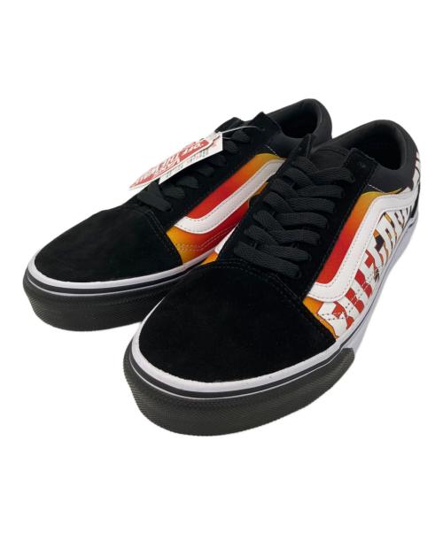 VANS（ヴァンズ）VANS (ヴァンズ) ELLEGARDEN (エルレガーデン) Old Skool ブラック×オレンジ サイズ:26の古着・服飾アイテム