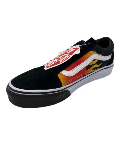 VANS（ヴァンズ）VANS (ヴァンズ) ELLEGARDEN (エルレガーデン) Old Skool ブラック×オレンジ サイズ:26の古着・服飾アイテム