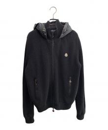 MONCLER（モンクレール）の古着「MGLIONE TRICOT CARDIGAN」｜ブラック