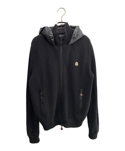 MONCLER（モンクレール）MONCLER (モンクレール) MGLIONE TRICOT CARDIGAN ブラック サイズ:Ｍの古着・服飾アイテム