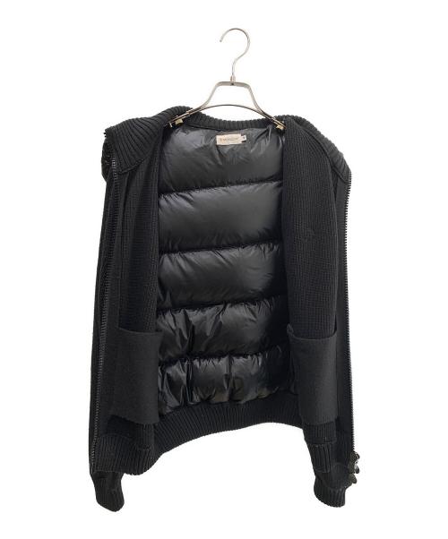 MONCLER（モンクレール）MONCLER (モンクレール) MGLIONE TRICOT CARDIGAN ブラック サイズ:Ｍの古着・服飾アイテム