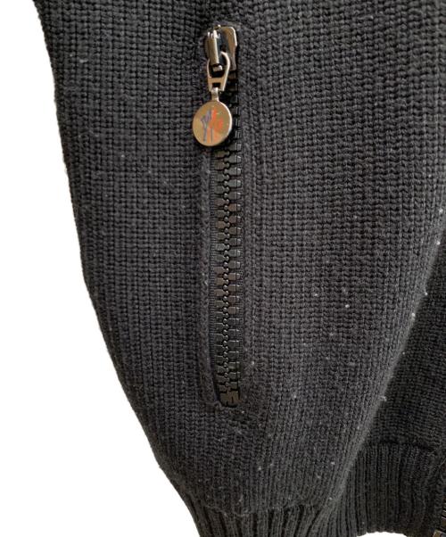 MONCLER（モンクレール）MONCLER (モンクレール) MGLIONE TRICOT CARDIGAN ブラック サイズ:Ｍの古着・服飾アイテム