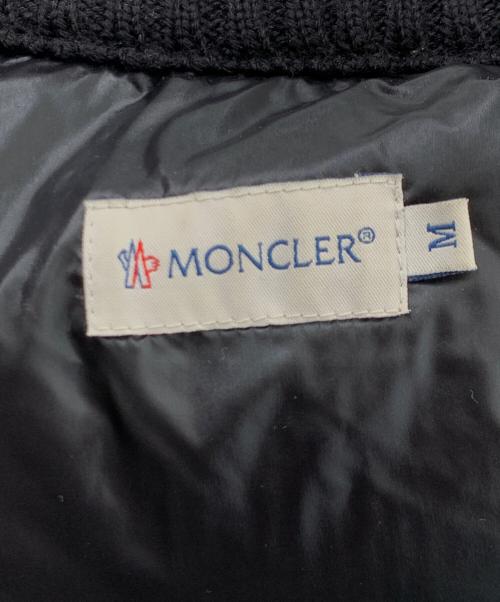 MONCLER（モンクレール）MONCLER (モンクレール) MGLIONE TRICOT CARDIGAN ブラック サイズ:Ｍの古着・服飾アイテム