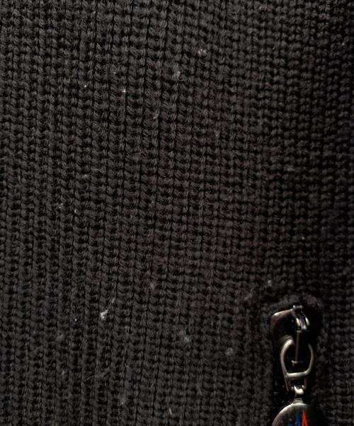 MONCLER（モンクレール）MONCLER (モンクレール) MGLIONE TRICOT CARDIGAN ブラック サイズ:Ｍの古着・服飾アイテム