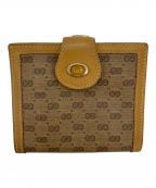 GUCCIグッチ）の古着「2つ折り財布」｜ブラウン