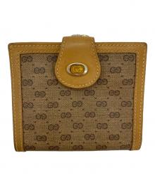 GUCCI（グッチ）の古着「2つ折り財布」｜ブラウン