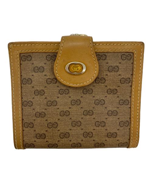 GUCCI（グッチ）GUCCI (グッチ) 2つ折り財布 ブラウンの古着・服飾アイテム