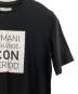 中古・古着 ARMANI EXCHANGE (アルマーニ エクスチェンジ) 半袖ワンピース ブラック サイズ:Ｍ：5000円
