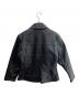 VERSACE (ヴェルサーチェ) レザージャケット ブラック サイズ:Ｍ：20000円