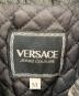 中古・古着 VERSACE (ヴェルサーチェ) レザージャケット ブラック サイズ:Ｍ：20000円