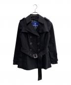 BURBERRY BLUE LABELバーバリー ブルー レーベル）の古着「トレンチコート」｜ブラック