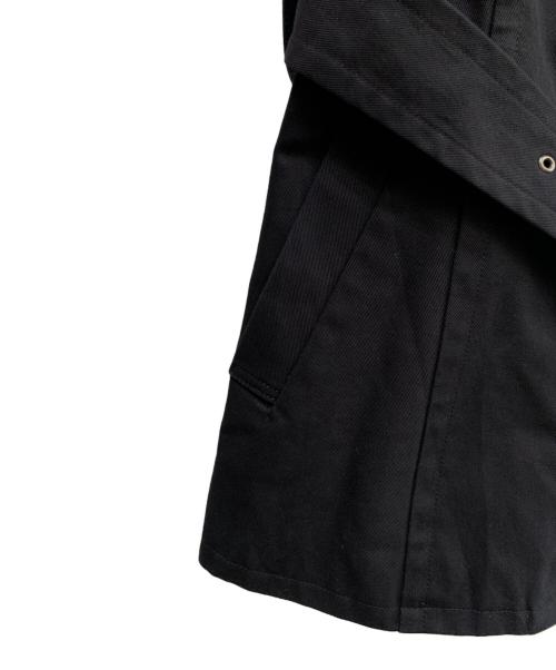 BURBERRY BLUE LABEL（バーバリー ブルー レーベル）BURBERRY BLUE LABEL (バーバリー ブルー レーベル) トレンチコート ブラック サイズ:40の古着・服飾アイテム