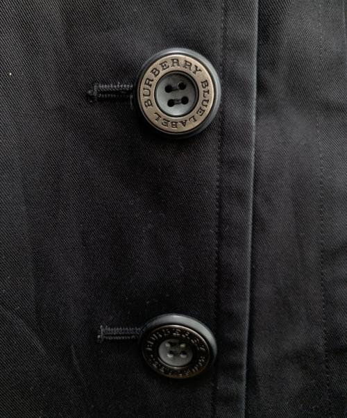 BURBERRY BLUE LABEL（バーバリー ブルー レーベル）BURBERRY BLUE LABEL (バーバリー ブルー レーベル) トレンチコート ブラック サイズ:40の古着・服飾アイテム