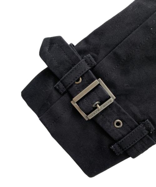 BURBERRY BLUE LABEL（バーバリー ブルー レーベル）BURBERRY BLUE LABEL (バーバリー ブルー レーベル) トレンチコート ブラック サイズ:40の古着・服飾アイテム