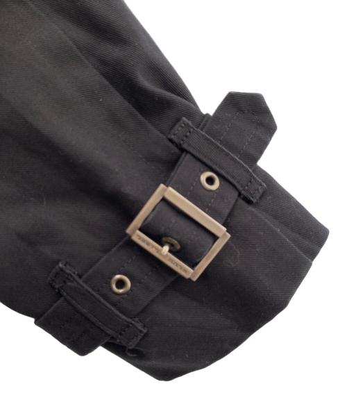 BURBERRY BLUE LABEL（バーバリー ブルー レーベル）BURBERRY BLUE LABEL (バーバリー ブルー レーベル) トレンチコート ブラック サイズ:40の古着・服飾アイテム