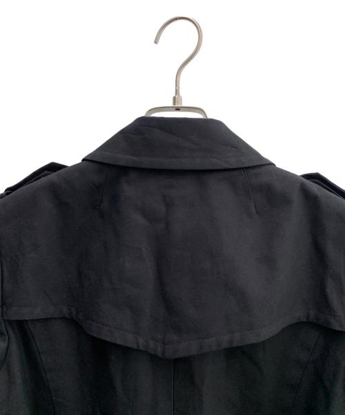 BURBERRY BLUE LABEL（バーバリー ブルー レーベル）BURBERRY BLUE LABEL (バーバリー ブルー レーベル) トレンチコート ブラック サイズ:40の古着・服飾アイテム
