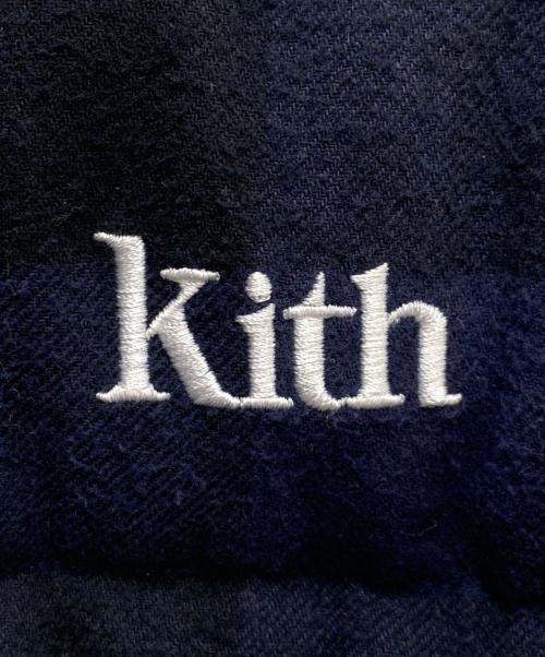 KITH（キス）KITH (キス) 中綿ジャケット ネイビー×レッド サイズ:XLの古着・服飾アイテム