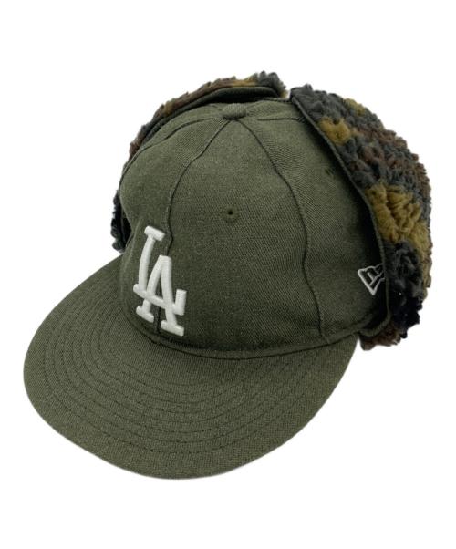 New Era（ニューエラ）New Era (ニューエラ) フライトキャップ カーキ サイズ:7 3/8の古着・服飾アイテム