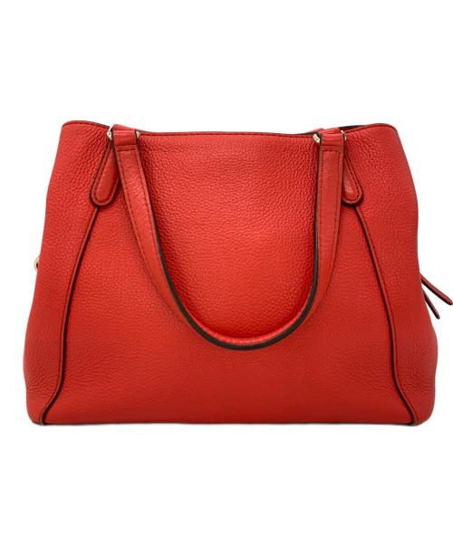 Kate Spade（ケイトスペード）Kate Spade (ケイトスペード) 2WAYバッグ レッドの古着・服飾アイテム