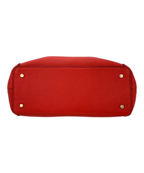 Kate Spade（ケイトスペード）Kate Spade (ケイトスペード) 2WAYバッグ レッドの古着・服飾アイテム