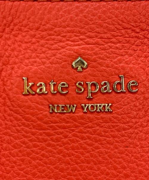 Kate Spade（ケイトスペード）Kate Spade (ケイトスペード) 2WAYバッグ レッドの古着・服飾アイテム
