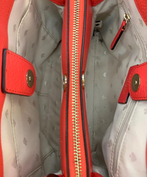 Kate Spade（ケイトスペード）Kate Spade (ケイトスペード) 2WAYバッグ レッドの古着・服飾アイテム