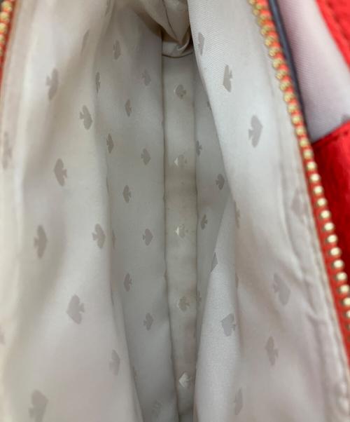 Kate Spade（ケイトスペード）Kate Spade (ケイトスペード) 2WAYバッグ レッドの古着・服飾アイテム