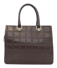 LONGCHAMP（ロンシャン）の古着「ハンドバッグ」｜ブラウン