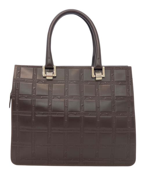 LONGCHAMP（ロンシャン）LONGCHAMP (ロンシャン) ハンドバッグ ブラウンの古着・服飾アイテム
