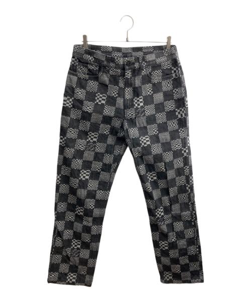 LOUIS VUITTON（ルイ ヴィトン）LOUIS VUITTON (ルイ ヴィトン) デニムパンツ ブラック サイズ:83.5cm (W33)の古着・服飾アイテム