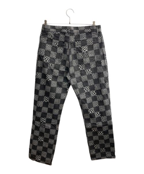 LOUIS VUITTON（ルイ ヴィトン）LOUIS VUITTON (ルイ ヴィトン) デニムパンツ ブラック サイズ:83.5cm (W33)の古着・服飾アイテム