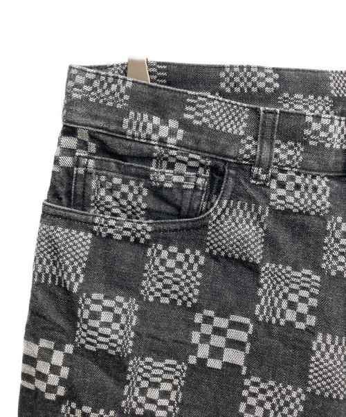 LOUIS VUITTON（ルイ ヴィトン）LOUIS VUITTON (ルイ ヴィトン) デニムパンツ ブラック サイズ:83.5cm (W33)の古着・服飾アイテム