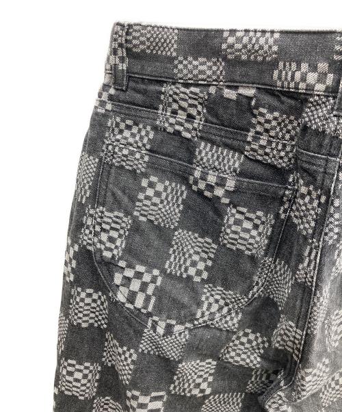 LOUIS VUITTON（ルイ ヴィトン）LOUIS VUITTON (ルイ ヴィトン) デニムパンツ ブラック サイズ:83.5cm (W33)の古着・服飾アイテム