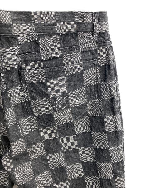 LOUIS VUITTON（ルイ ヴィトン）LOUIS VUITTON (ルイ ヴィトン) デニムパンツ ブラック サイズ:83.5cm (W33)の古着・服飾アイテム