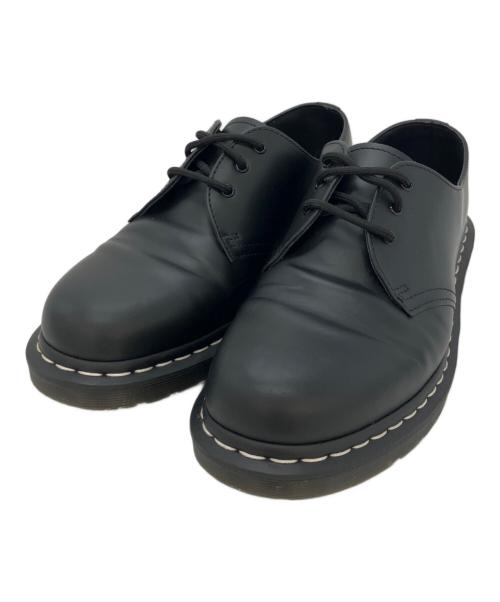Dr.Martens（ドクターマーチン）Dr.Martens (ドクターマーチン) ホワイトステッチ3ホールシューズ ブラック サイズ:43の古着・服飾アイテム
