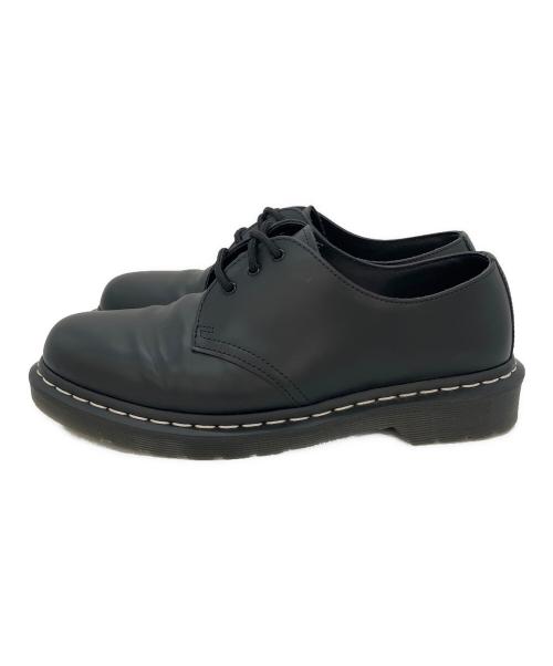 Dr.Martens（ドクターマーチン）Dr.Martens (ドクターマーチン) ホワイトステッチ3ホールシューズ ブラック サイズ:43の古着・服飾アイテム