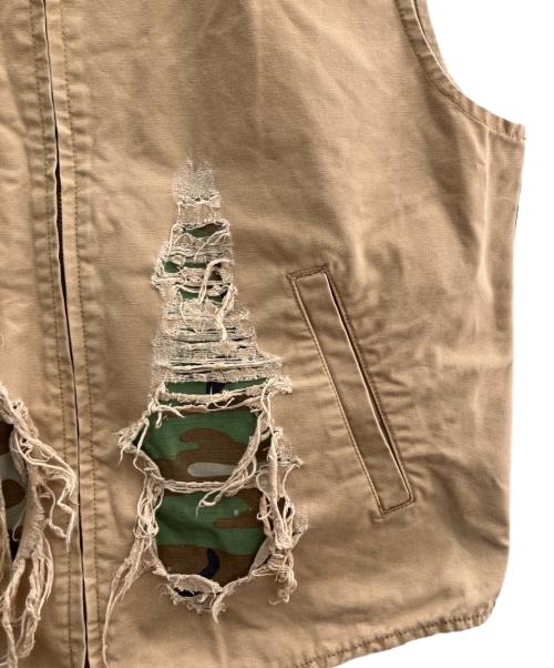 Denim & Supply Ralph Lauren（デニム＆サプライ ラルフローレン）Denim & Supply Ralph Lauren (デニム＆サプライ ラルフローレン) ベスト ベージュ サイズ:Lの古着・服飾アイテム