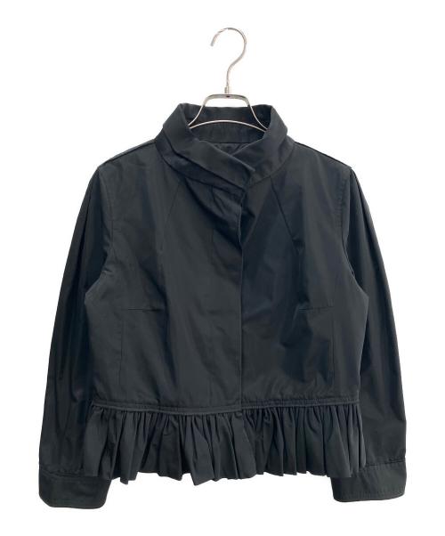 DOLCE & GABBANA（ドルチェ＆ガッバーナ）DOLCE & GABBANA (ドルチェ＆ガッバーナ) フリルジャケット ブラック サイズ:42の古着・服飾アイテム
