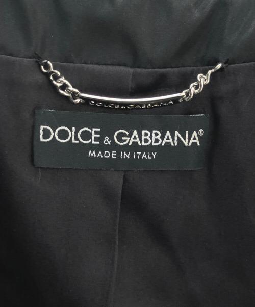 DOLCE & GABBANA（ドルチェ＆ガッバーナ）DOLCE & GABBANA (ドルチェ＆ガッバーナ) フリルジャケット ブラック サイズ:42の古着・服飾アイテム