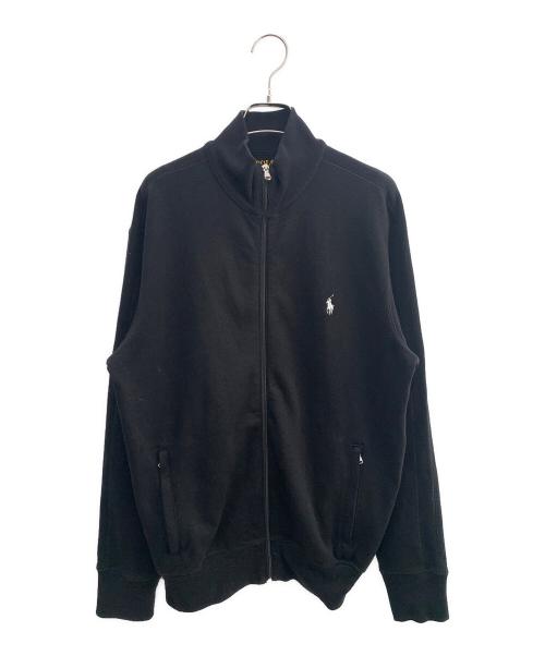 POLO RALPH LAUREN（ポロ・ラルフローレン）POLO RALPH LAUREN (ポロ・ラルフローレン) ジップアップスウェット ブラック サイズ:Ｍの古着・服飾アイテム