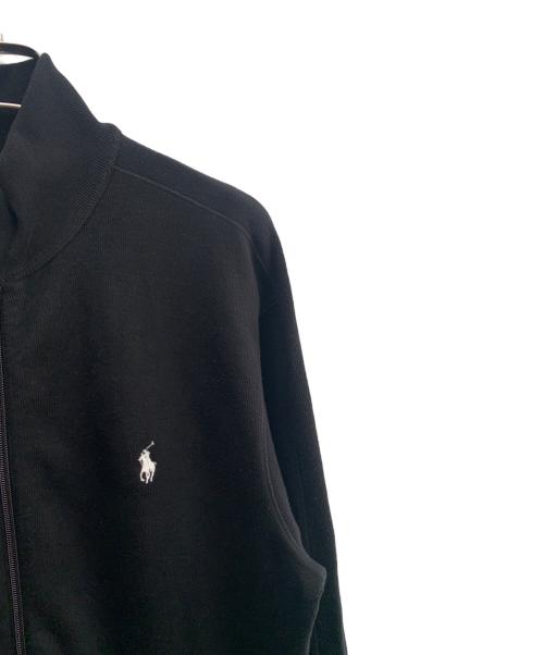 POLO RALPH LAUREN（ポロ・ラルフローレン）POLO RALPH LAUREN (ポロ・ラルフローレン) ジップアップスウェット ブラック サイズ:Ｍの古着・服飾アイテム