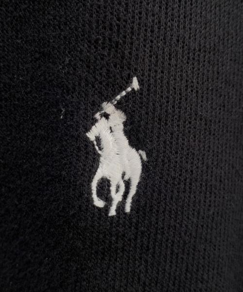 POLO RALPH LAUREN（ポロ・ラルフローレン）POLO RALPH LAUREN (ポロ・ラルフローレン) ジップアップスウェット ブラック サイズ:Ｍの古着・服飾アイテム