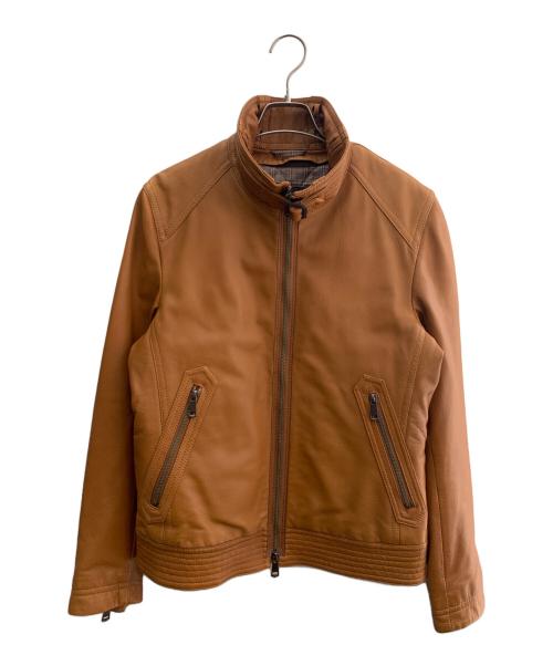 BURBERRY BLACK LABEL（バーバリーブラックレーベル）BURBERRY BLACK LABEL (バーバリーブラックレーベル) レザージャケット ブラウン サイズ:Ｍの古着・服飾アイテム