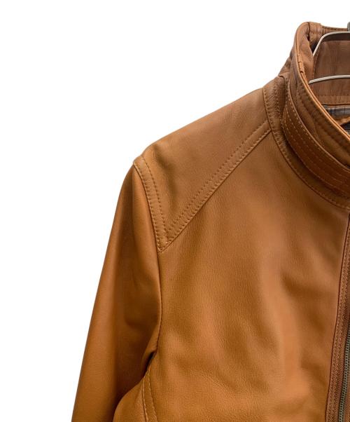 BURBERRY BLACK LABEL（バーバリーブラックレーベル）BURBERRY BLACK LABEL (バーバリーブラックレーベル) レザージャケット ブラウン サイズ:Ｍの古着・服飾アイテム