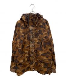A BATHING APE（アベイシングエイプ）の古着「マウンテンパーカー」｜ブラウン