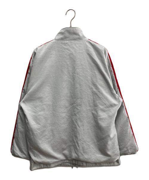 adidas（アディダス）adidas (アディダス) ジップパーカー グレー×レッド サイズ:Ｓの古着・服飾アイテム