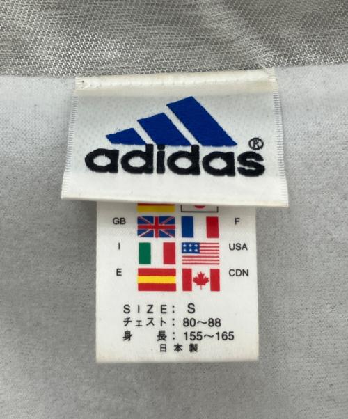adidas（アディダス）adidas (アディダス) ジップパーカー グレー×レッド サイズ:Ｓの古着・服飾アイテム