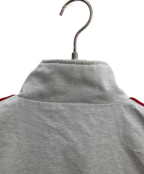 adidas（アディダス）adidas (アディダス) ジップパーカー グレー×レッド サイズ:Ｓの古着・服飾アイテム