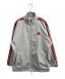 adidas（アディダス）の古着「ジップパーカー」｜グレー×レッド