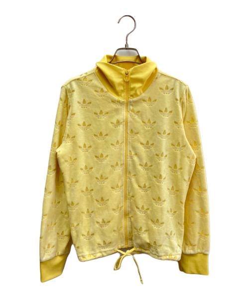 adidas（アディダス）adidas (アディダス) ジップアップジャケット イエロー サイズ:Ｍの古着・服飾アイテム